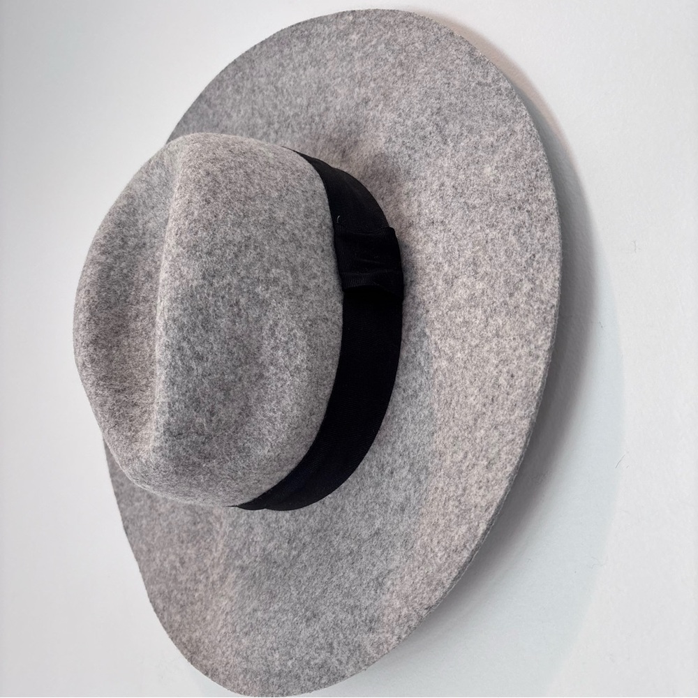 Abercrombie & Fitch Gray Wool Hat One Size Gender Neutral